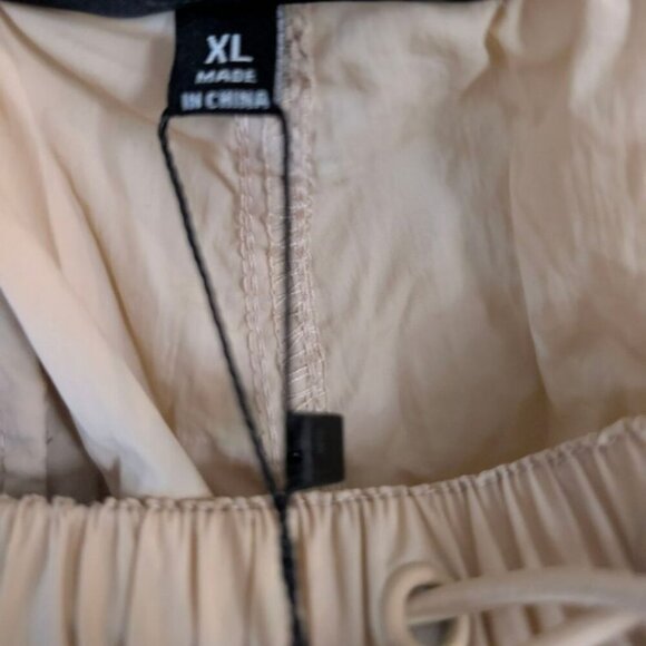 NWT Black Scale (BLVCK SCVLE) Tan Nylon Track Pants XL - Picture 6 of 7
